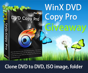 WinX DVD Copy Pro 2014 Spring Giveaway