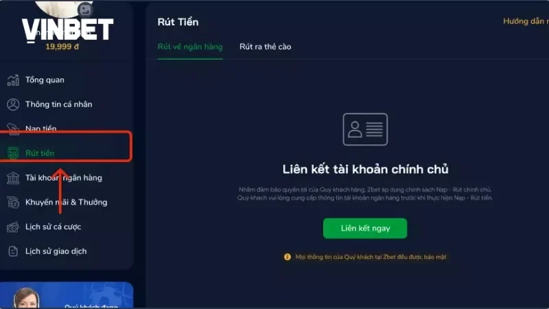 Các hình thức rút tiền Vinbet và lợi ích